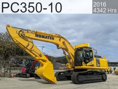 Used Construction Machine Used KOMATSU Demolition excavators Demolition backhoe PC350-10 #71244, 2016Year 4342Hours