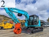 中古建設機械 中古 コベルコ建機 KOBELCO 林業機械 グラップル・ウインチ・排土板 SK135SR-3F
