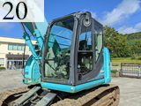 中古建設機械 中古 神戸製鋼所 KOBE STEEL 油圧ショベル・バックホー ０．４－０．５立米 SK135SR-3