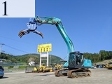 中古建設機械 中古 コベルコ建機 KOBELCO マテリアルハンドリング機 グラップル仕様 SK210D-10