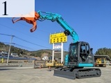 中古建設機械 中古 コベルコ建機 KOBELCO 林業機械 グラップル・ウインチ・排土板 SK70SR-2F