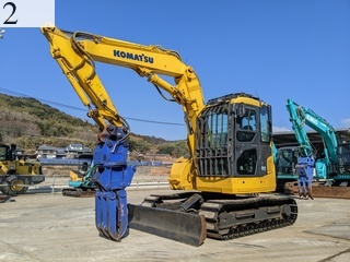 中古建設機械 中古   解体機 ロングフロント・ハイリフト PC78US-10