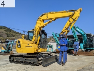 中古建設機械 中古   解体機 ロングフロント・ハイリフト PC78US-10