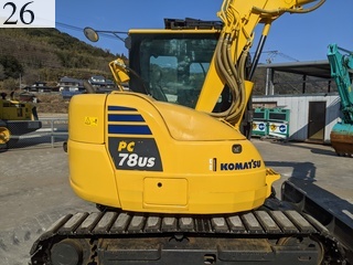 中古建設機械 中古   解体機 ロングフロント・ハイリフト PC78US-10