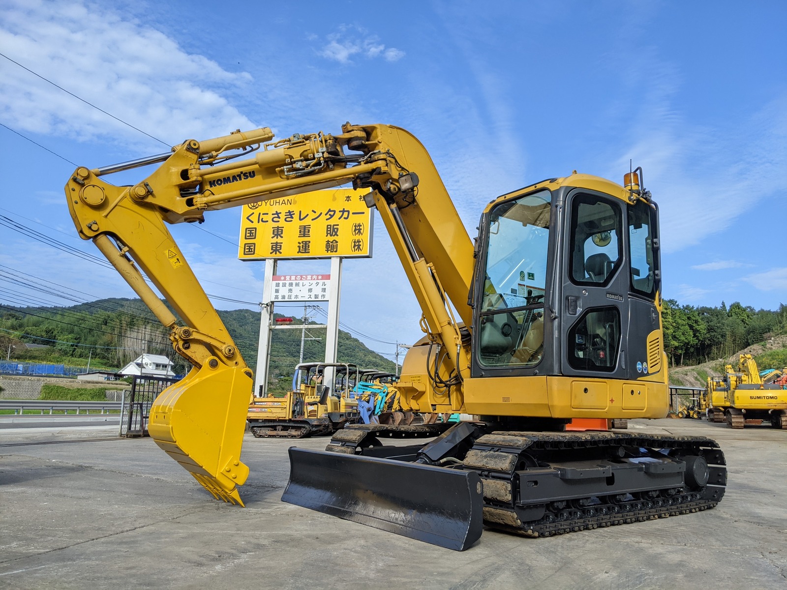 中古建設機械 中古 コマツ KOMATSU 油圧ショベル・バックホー ０．２－０．３立米 PC78UU-10