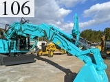 中古建設機械 中古 コベルコ建機 KOBELCO 解体機 ロングフロント・ハイリフト SK135SRD-3