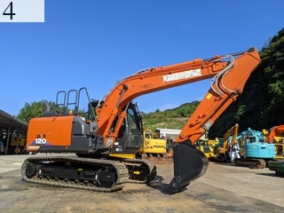 中古建設機械 中古 日立建機 HITACHI 油圧ショベル・バックホー ０．４－０．５立米 ZX120-6