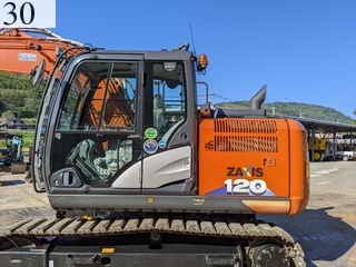 中古建設機械 中古 日立建機 HITACHI 油圧ショベル・バックホー ０．４－０．５立米 ZX120-6