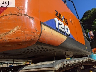 中古建設機械 中古 日立建機 HITACHI 油圧ショベル・バックホー ０．４－０．５立米 ZX120-6