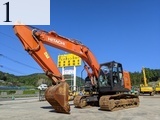 中古建設機械 中古 日立建機 HITACHI 油圧ショベル・バックホー ０．７－０．９立米 ZX225US-5B