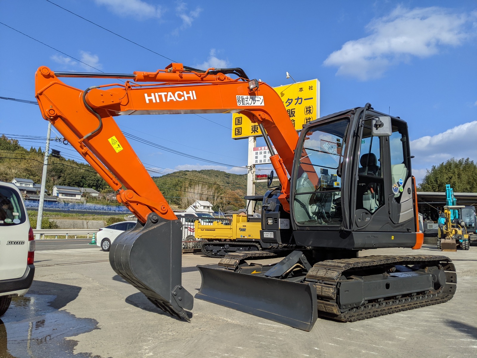 中古建設機械 中古 日立建機 HITACHI 油圧ショベル・バックホー ０．２－０．３立米 ZX75US-5B