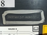 中古建設機械 中古 コマツ KOMATSU ホイール・ローダ １．０立米以上 WA200-8