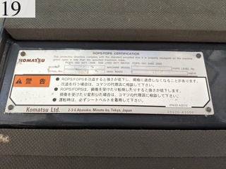 中古建設機械 中古 コマツ KOMATSU ホイール・ローダ １．０立米以下 WA30-6