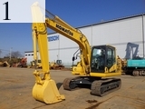 中古建設機械 中古 コマツ KOMATSU 油圧ショベル・バックホー ０．４－０．５立米 PC120-11