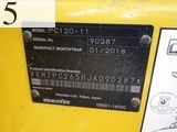 中古建設機械 中古 コマツ KOMATSU 油圧ショベル・バックホー ０．４－０．５立米 PC120-11