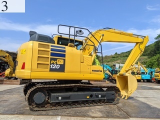 中古建設機械 中古 コマツ KOMATSU 油圧ショベル・バックホー ０．４－０．５立米 PC120-11