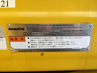 中古建設機械 中古 コマツ KOMATSU 油圧ショベル・バックホー ０．４－０．５立米 PC120-11