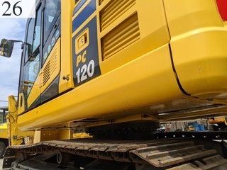 中古建設機械 中古 コマツ KOMATSU 油圧ショベル・バックホー ０．４－０．５立米 PC120-11