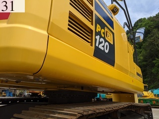 中古建設機械 中古 コマツ KOMATSU 油圧ショベル・バックホー ０．４－０．５立米 PC120-11