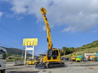 中古建設機械 中古 コマツ 解体機 ロングフロント・ハイリフト PC138US-11 写真