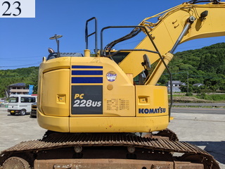 中古建設機械 中古 コマツ KOMATSU 油圧ショベル・バックホー ０．７－０．９立米 PC228US-10