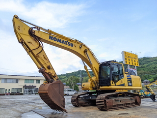 中古建設機械 中古 コマツ 油圧ショベル・バックホー １．０立米以上 PC350-11 写真