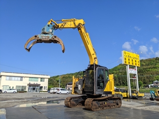 中古建設機械 中古 住友建機 林業機械 グラップル・ウインチ・排土板 SH135X-7 写真
