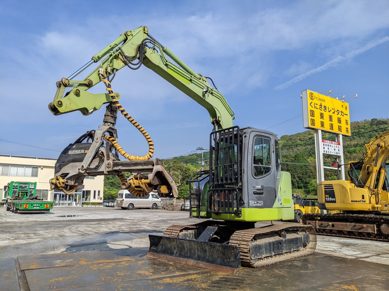 中古建設機械 中古 住友建機 SUMITOMO 林業機械 ハーベスタ SH75X-3B