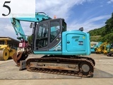 中古建設機械 中古 コベルコ建機 KOBELCO 林業機械 フェラーバンチャザウルスロボ SK135SR-5F