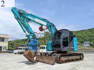 中古建設機械 中古 コベルコ建機 KOBELCO 林業機械 フェラーバンチャザウルスロボ SK135SR-7F