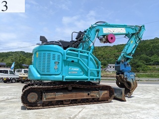 中古建設機械 中古 コベルコ建機 KOBELCO 林業機械 フェラーバンチャザウルスロボ SK135SR-7F