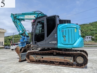 中古建設機械 中古 コベルコ建機 KOBELCO 林業機械 フェラーバンチャザウルスロボ SK135SR-7F