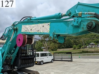 中古建設機械 中古 コベルコ建機 KOBELCO 林業機械 フェラーバンチャザウルスロボ SK135SR-7F
