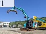 中古建設機械 中古 コベルコ建機 KOBELCO 林業機械 グラップル・ウインチ・排土板 SK135SR-7F