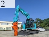 中古建設機械 中古 コベルコ建機 KOBELCO 解体機 ロングフロント・ハイリフト SK135SRDLC-3