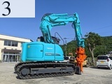 中古建設機械 中古 コベルコ建機 KOBELCO 解体機 ロングフロント・ハイリフト SK135SRDLC-3
