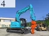 中古建設機械 中古 コベルコ建機 KOBELCO 解体機 ロングフロント・ハイリフト SK135SRDLC-3