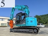 中古建設機械 中古 コベルコ建機 KOBELCO 解体機 ロングフロント・ハイリフト SK135SRDLC-3