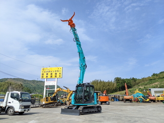 中古建設機械 中古 コベルコ建機 解体機 ロングフロント・ハイリフト SK75SRD-3E 写真