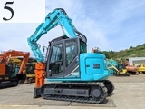 中古建設機械 中古 コベルコ建機 KOBELCO 解体機 ロングフロント・ハイリフト SK75SRD-3E