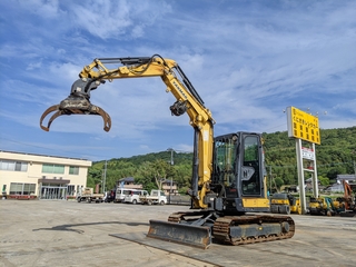中古建設機械 中古 ヤンマー 林業機械 グラップル・ウインチ・排土板 ViO55-6 写真