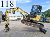 中古建設機械 中古 ヤンマー YANMAR 林業機械 グラップル・ウインチ・排土板 ViO55-6