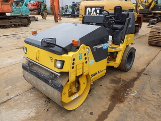中古建設機械 中古 酒井重工業 ローラー 舗装用振動ローラー TW354 写真
