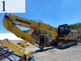 中古建設機械 中古 コマツ KOMATSU 解体機 ロングフロント・ハイリフト PC210LC-10