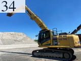 中古建設機械 中古 コマツ KOMATSU 解体機 ロングフロント・ハイリフト PC210LC-10