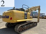 中古建設機械 中古 コマツ KOMATSU 解体機 ロングフロント・ハイリフト PC210LC-10
