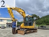 中古建設機械 中古 コマツ KOMATSU 解体機 ロングフロント・ハイリフト PC78US-10