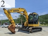 中古建設機械 中古 コマツ KOMATSU 解体機 ロングフロント・ハイリフト PC78US-10