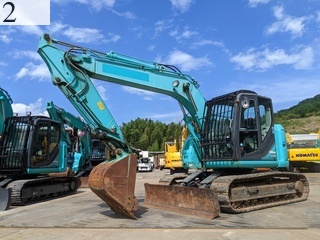 中古建設機械 中古 コベルコ建機 KOBELCO 油圧ショベル・バックホー ０．４－０．５立米 SK135SR-3