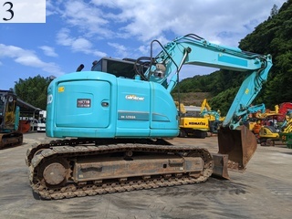 中古建設機械 中古 コベルコ建機 KOBELCO 油圧ショベル・バックホー ０．４－０．５立米 SK135SR-3